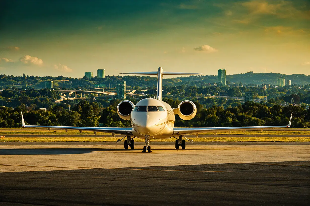 Private jet in Atlanta